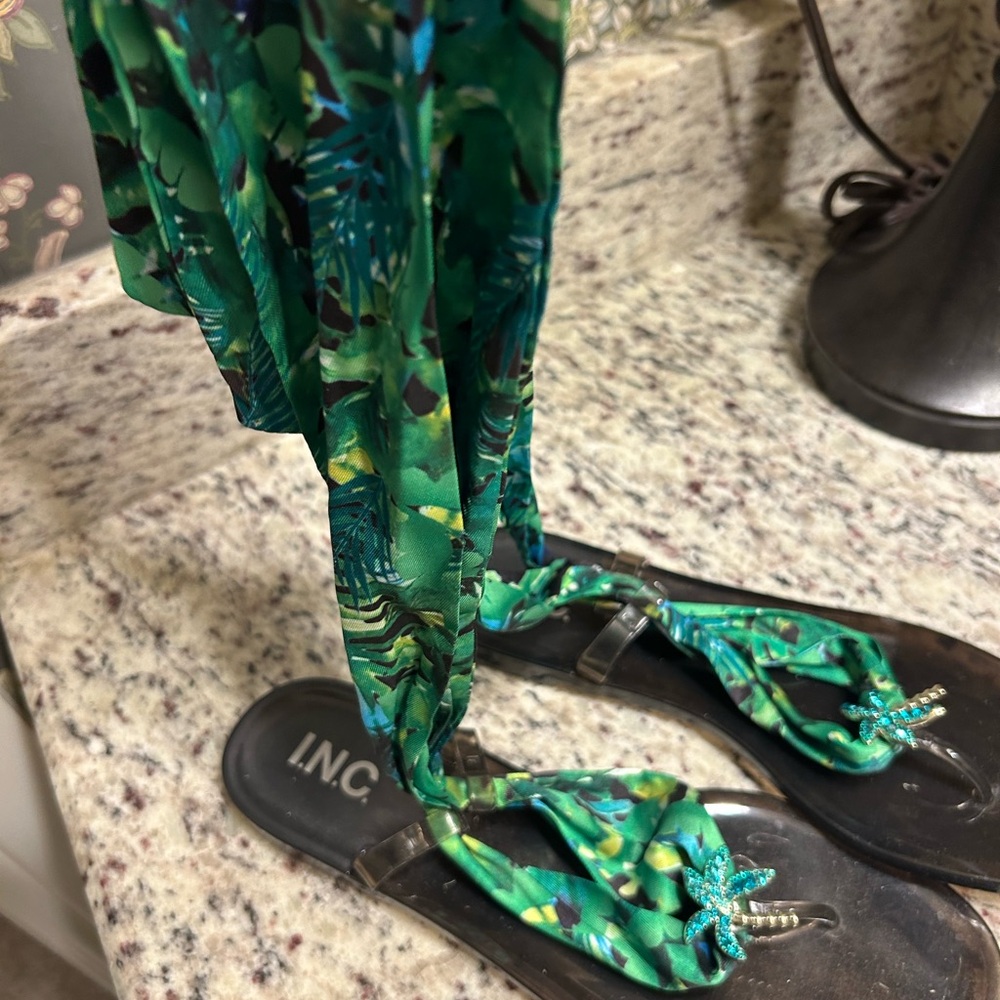 INC International Concepts Jungle Print One Piece